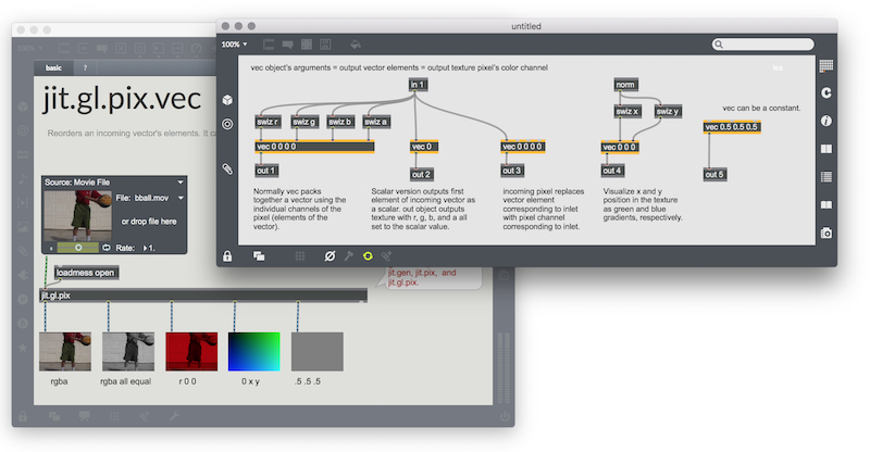 Tutorial: My Favorite Object: jit.gl.pix | Cycling '74