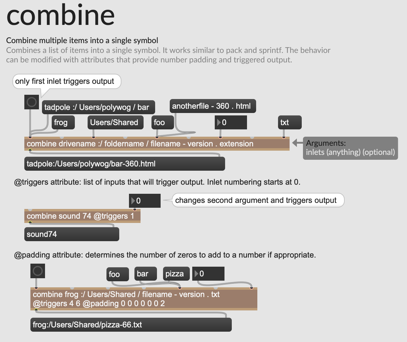 [combine] bugs? - Misc Forum | Cycling '74